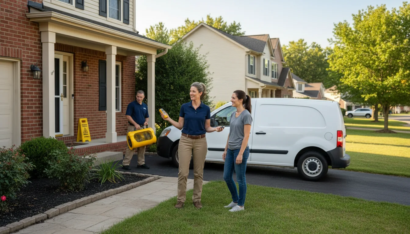 Water restoration image for Water Damage & Restoration Services in Fishers, IN